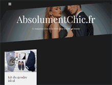 Tablet Screenshot of absolumentchic.fr
